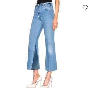 Levi's RE/DONE 28 Redone Leandra Jeans High Rise